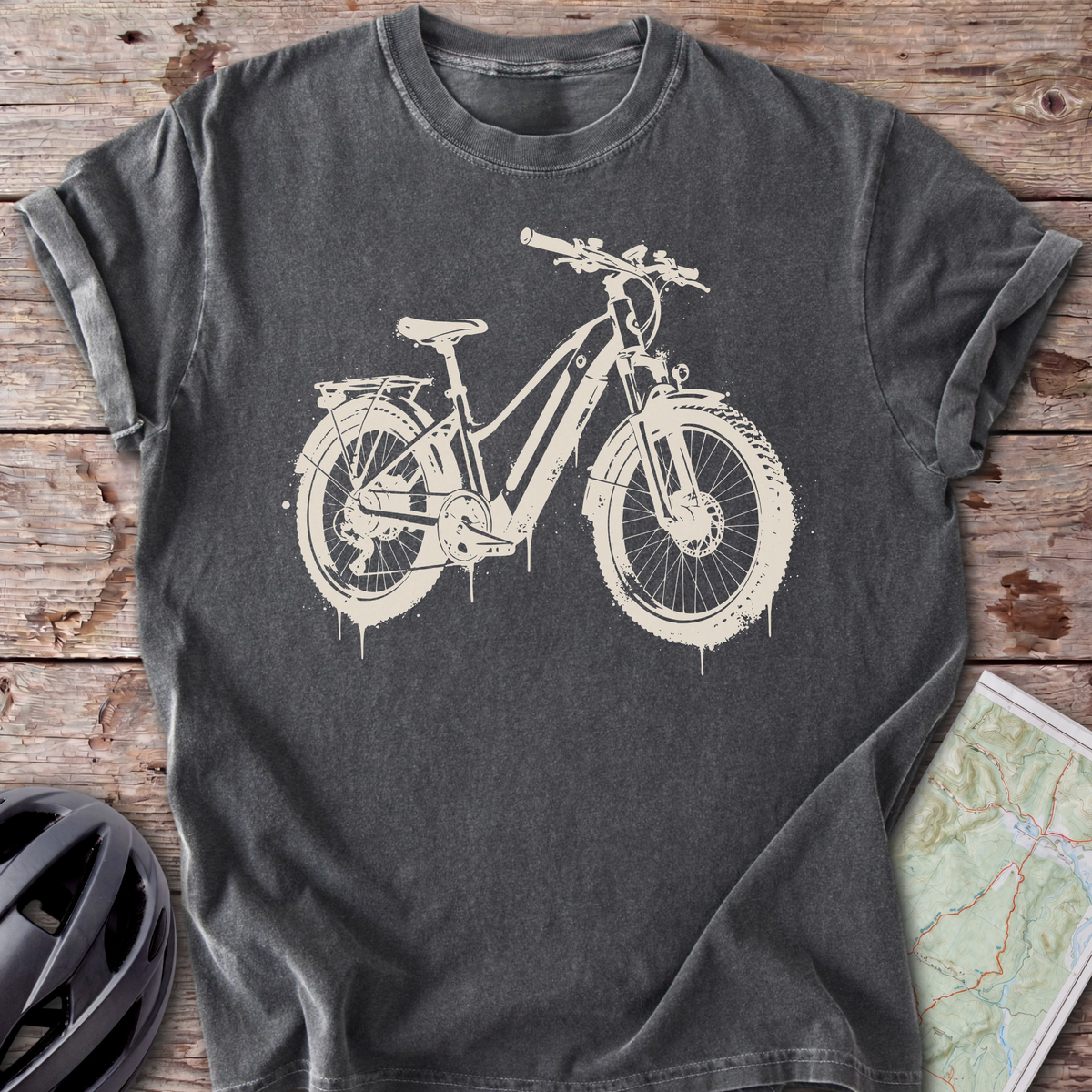 E-Bike Street Art T-shirt