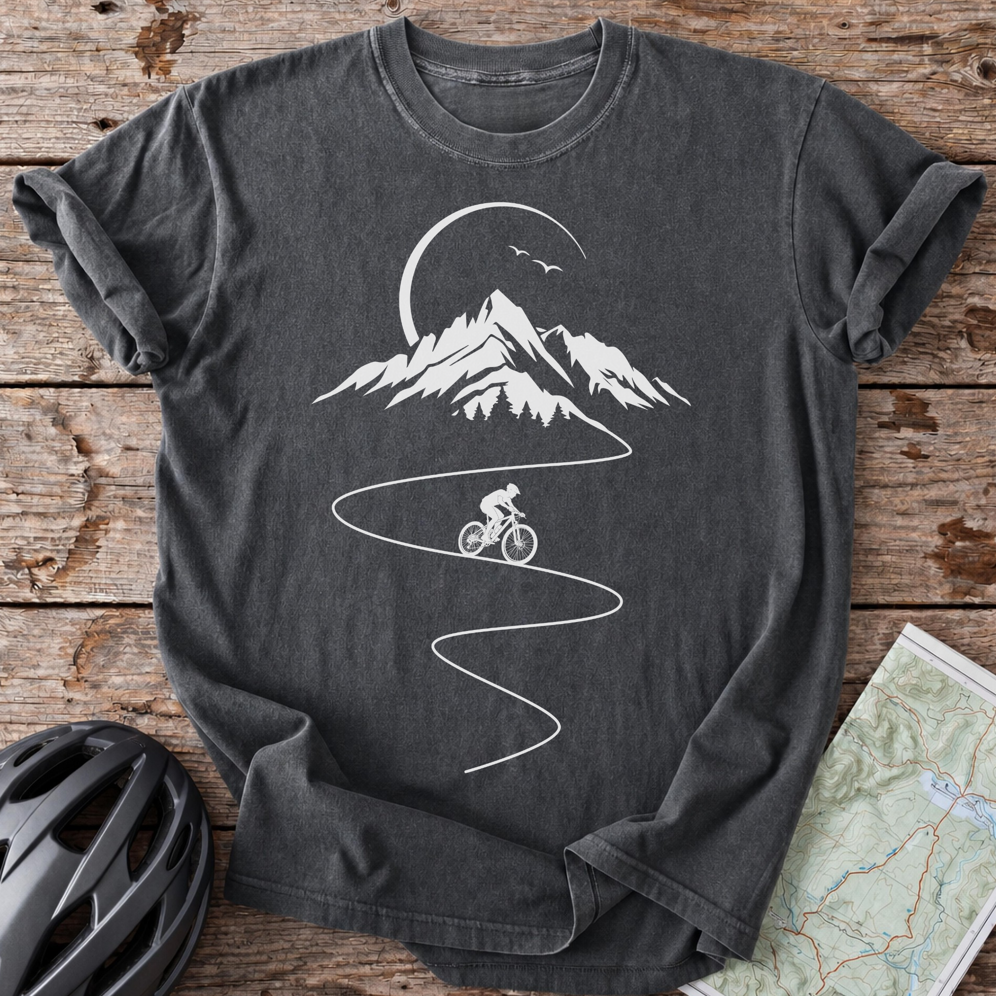 Midnight Mountain Cycling T-shirt