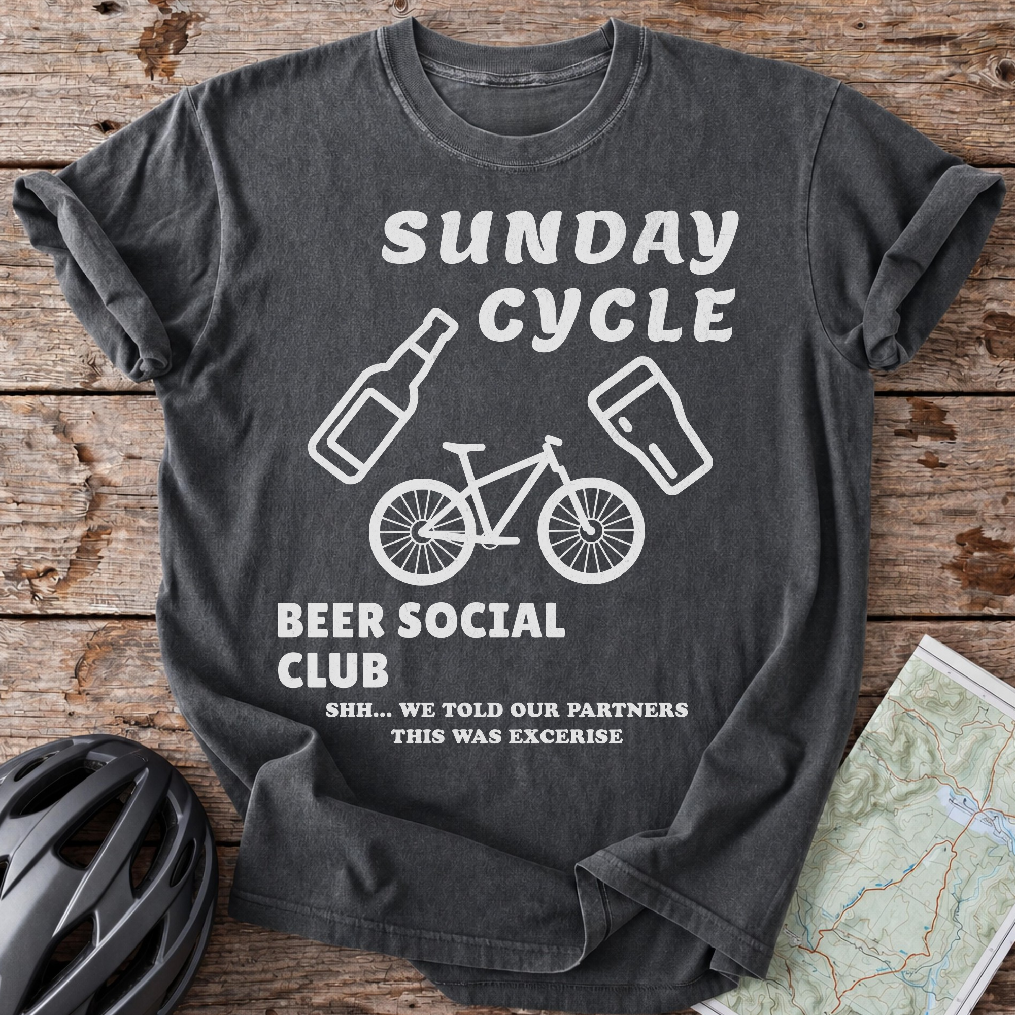 Sunday Beer Cycle T-shirt