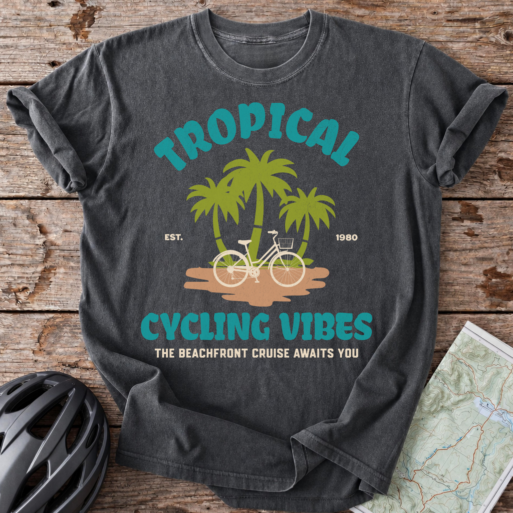 Tropical Cycling Vibes T-shirt