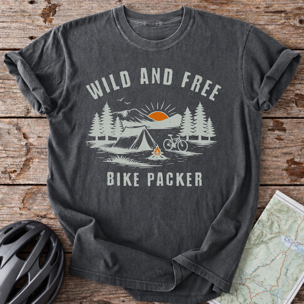 Bike Packer Wild And Free T-shirt