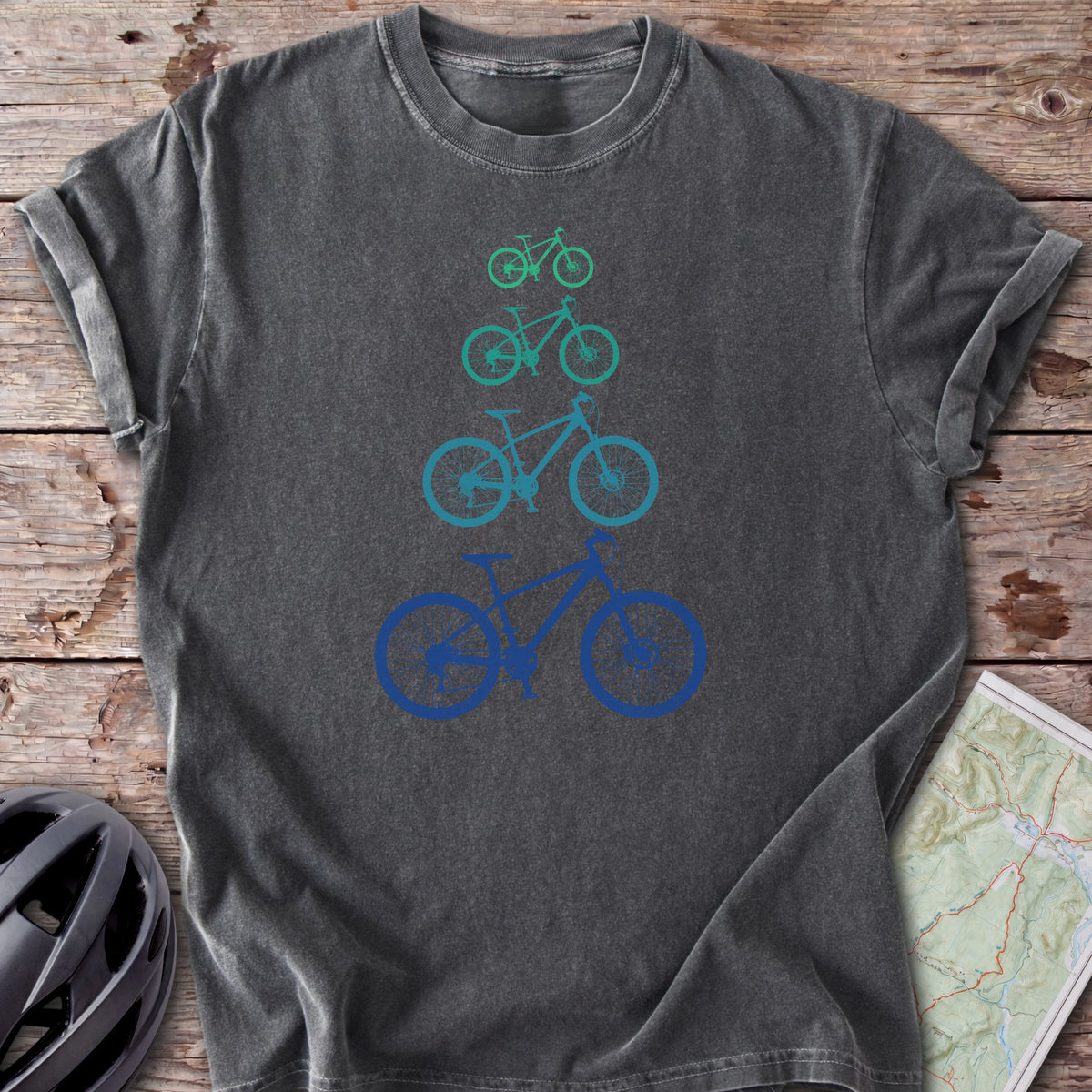 Classic MTB In Blue T-shirt