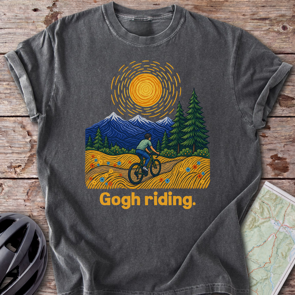 Gogh Riding. T-shirt
