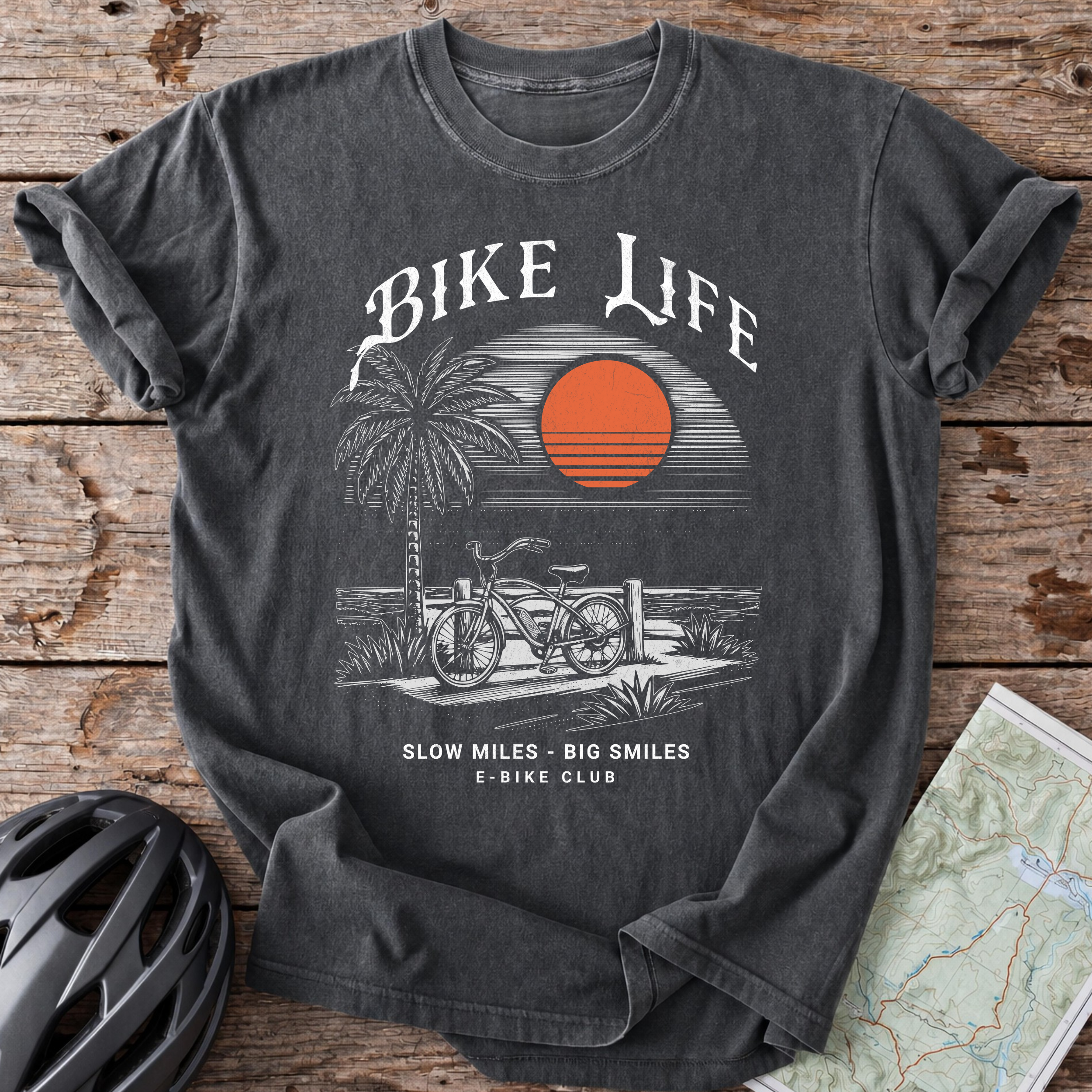 Sunset E-Bike T-shirt