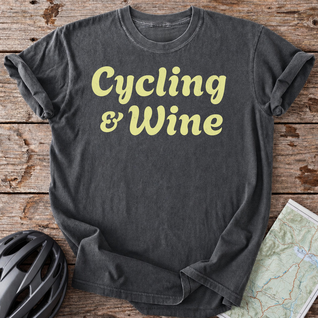 Cycling & Wine T-shirt