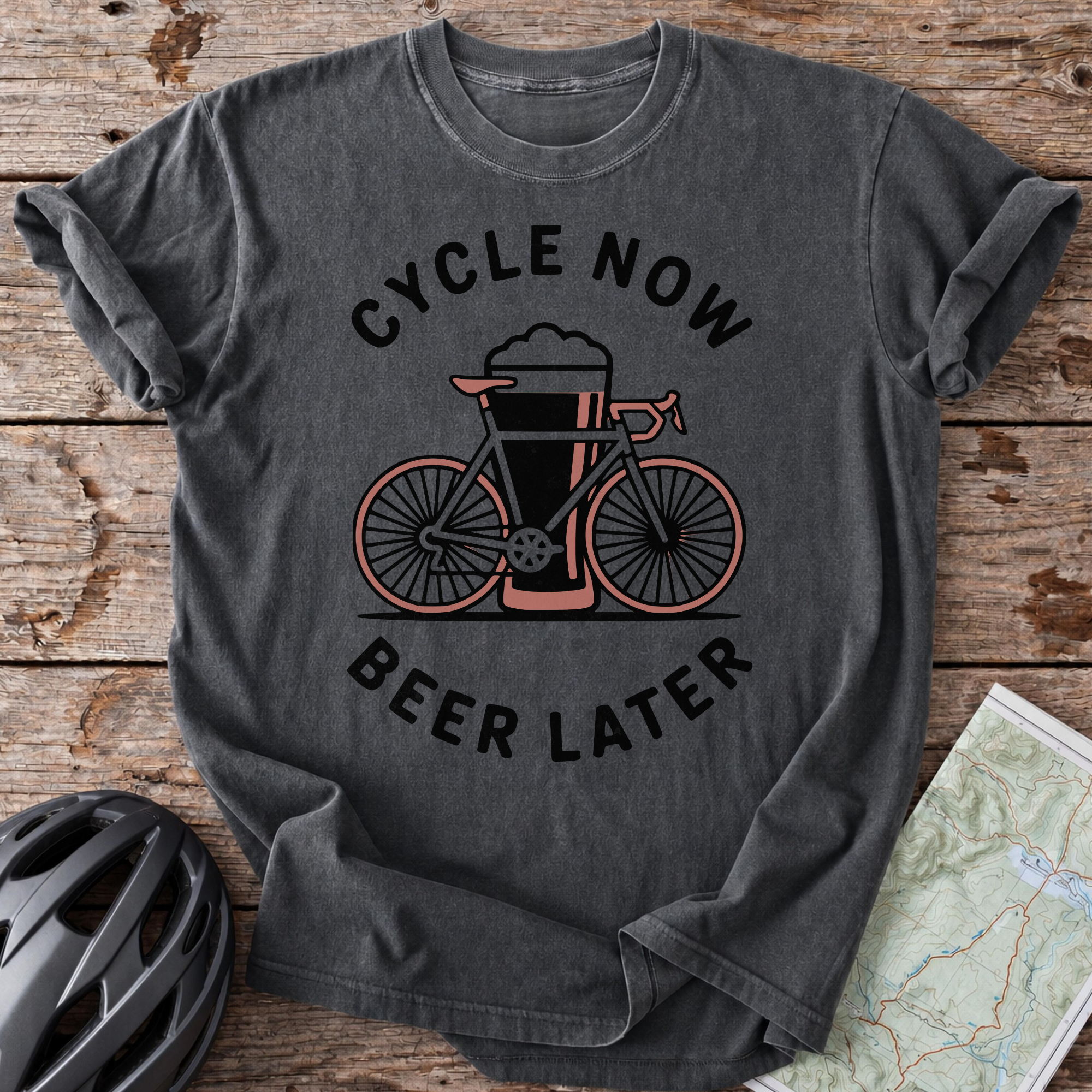 Beer Later Bike T-shirt