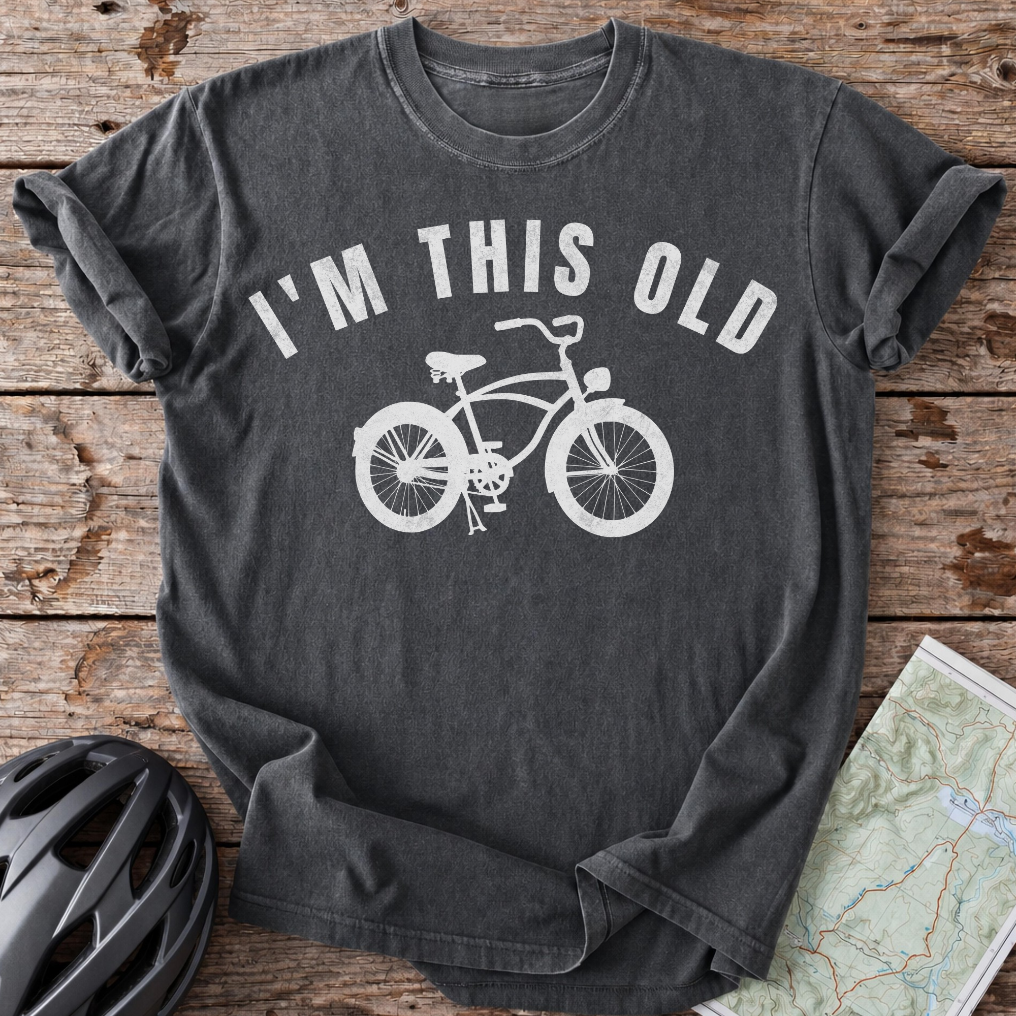 I'm This Old, Classic Bike T-shirt