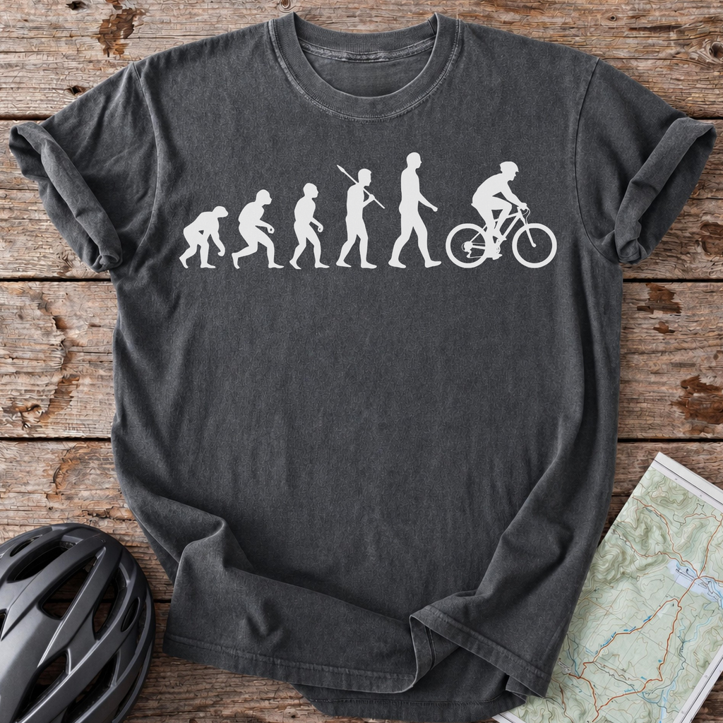 Evolution of a Cyclist T-shirt