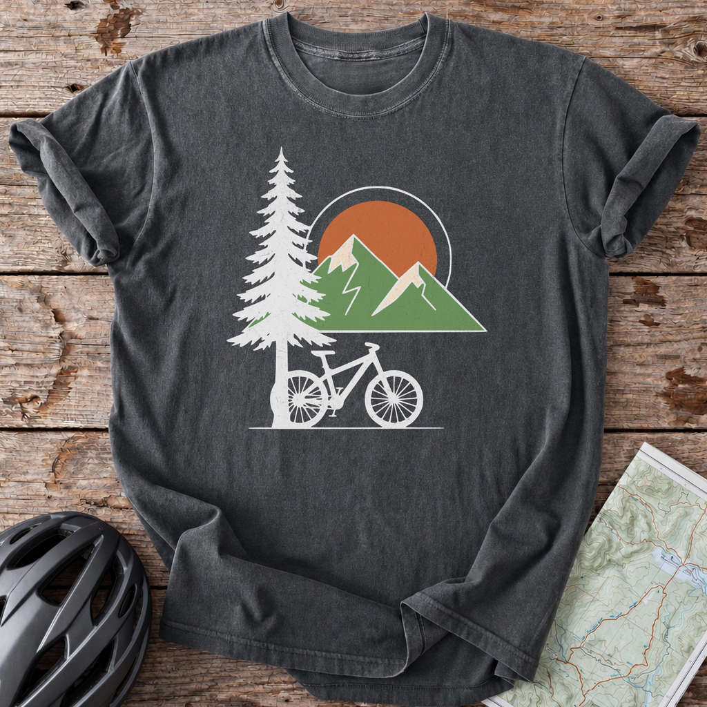 Mountain Bike Tree Leaner T-shirt