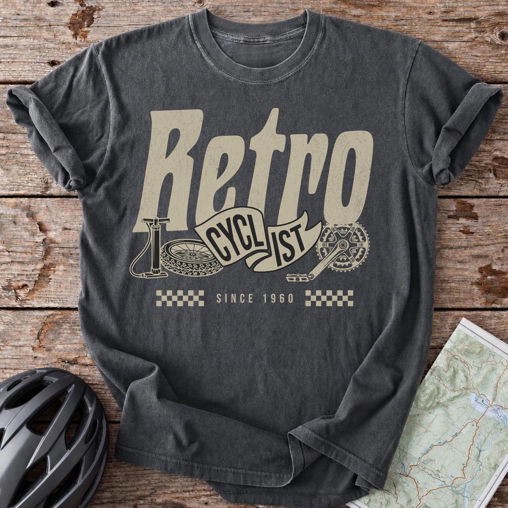 Retro Cyclist T-shirt