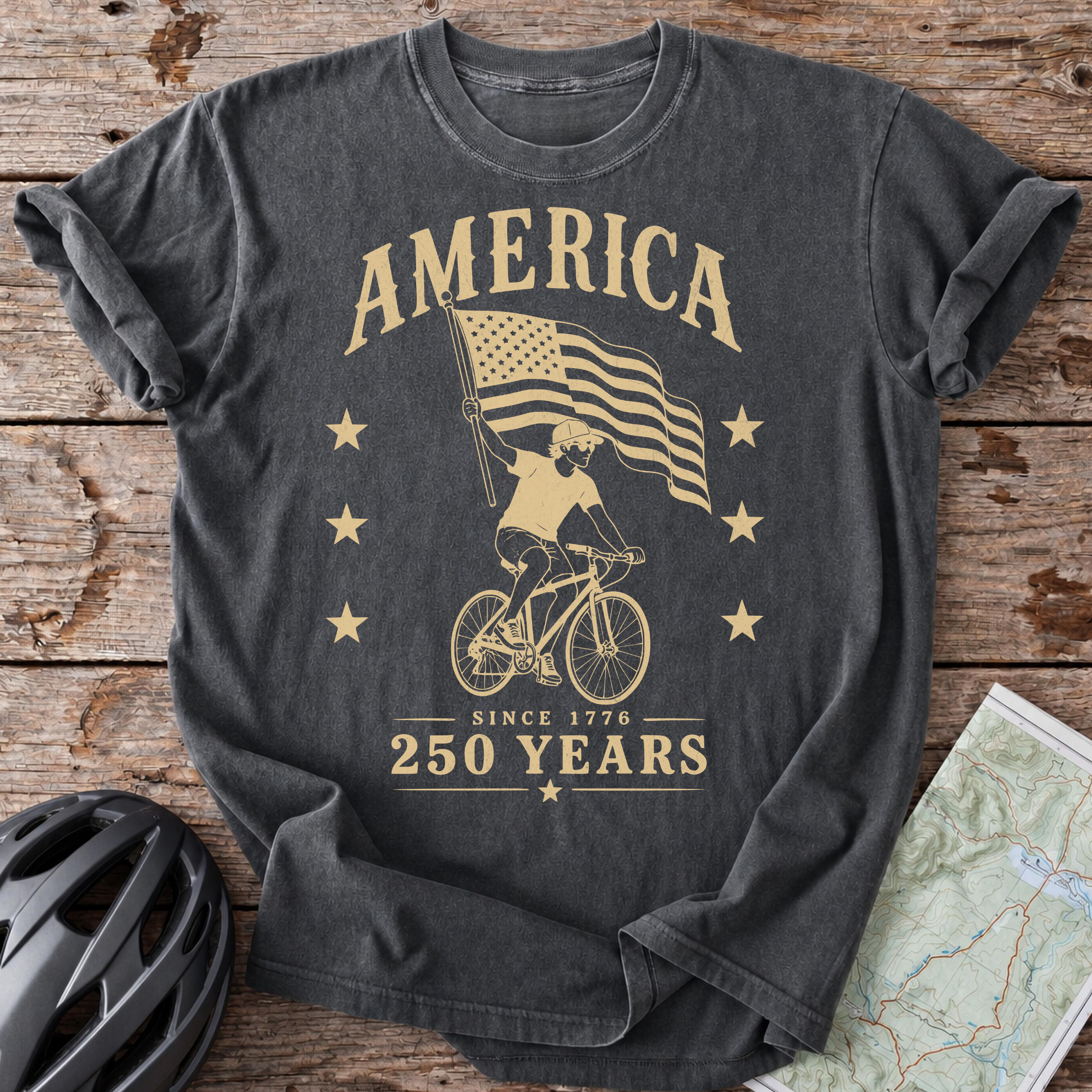USA 250th Flag T-shirt
